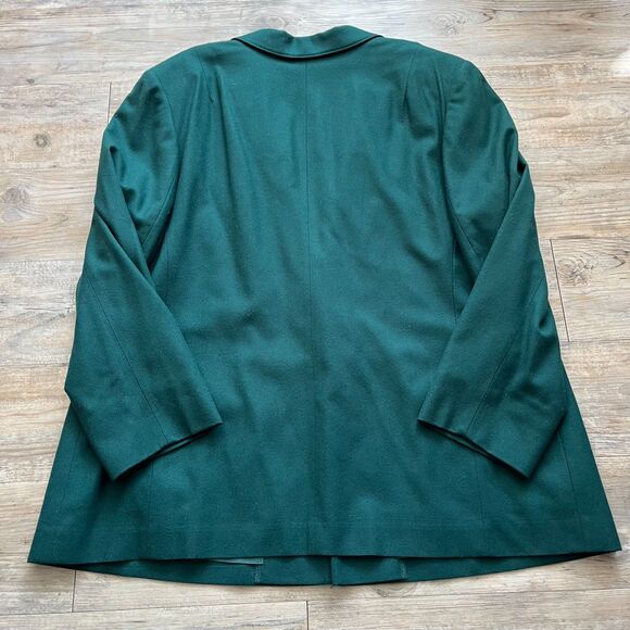 Pendleton Blazer Wool Classic Women's 2XL Green 70s 80s Coat Jacket - Picture 2 of 10